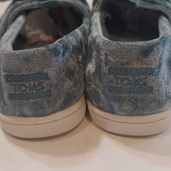 Toms Blue Velvet with Bows - Picture 4 of 9